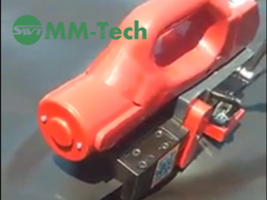 MM-Tech SWT-NS800 soudeur à géomembrane soude à géomembrane sur le chantier de construction