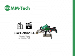 SWT-NS610A Essai de soudeur par extrusion! 50-380°C Contrôle de température·Soudage facile de PP/PE/PVDF