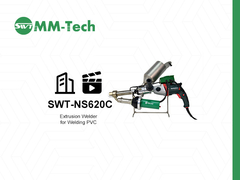SWT-NS620C Pistolet de soudage par extrusion de granulés Opération allemande METABO Moteur·5-40mm soudage par film