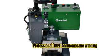 Soudeur de géomembrane MM-Tech Soudage HDPE haute vitesse