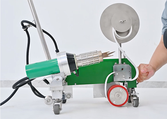 Soudeuse de bâche à bande 4200W pour matériaux épais, buse de soudure 40mm