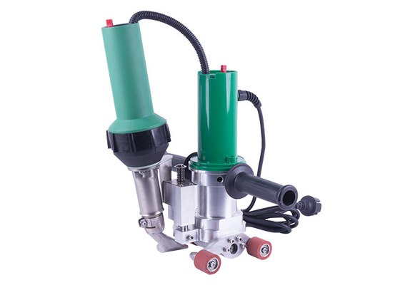 Machine de soudure de bâche de l'air chaud 1700w dans la bande en plastique de bannière de PVC de tissus industriels