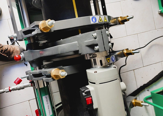 3" - 14" machine hydraulique 220V de soudure par fusion de bout de tube de HDPE