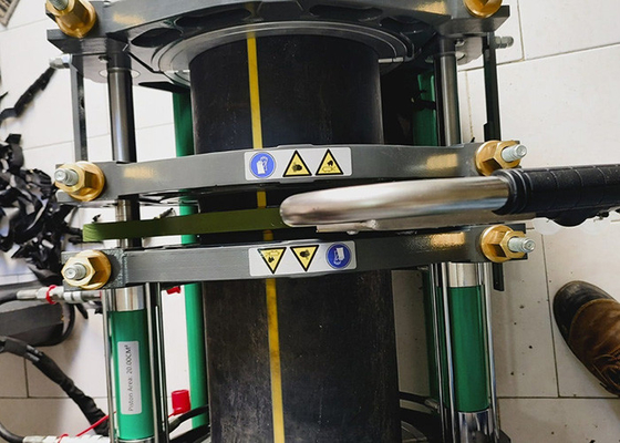 Machine hydraulique de soudage bout à bout de tuyau de HDPE de polypropylène avec la minuterie