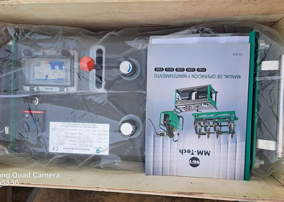 Machine hydraulique de soudure par fusion de bout de tuyau de HDPE de pp 5,25 kilowatts
