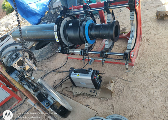 machine de soudure par fusion de HDPE de 20-315mm électro facile à utiliser