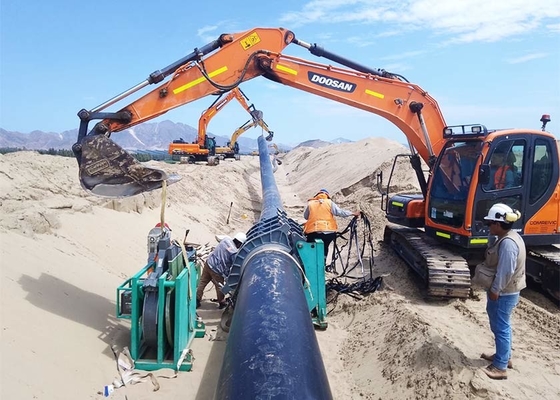 Machines de soudage par fusion bout à bout de tuyaux en PEHD de 1000 mm efficaces pour l'alimentation en eau d'irrigation