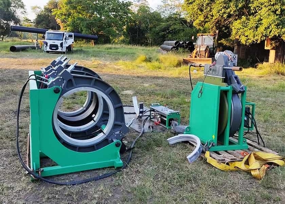 Équipement de soudage de tuyaux en PEHD par thermofusion 120 Bar pour travaux de génie civil