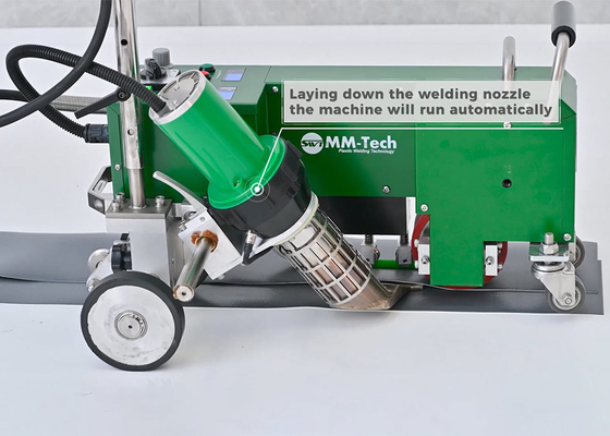 Machine à souder pour toiture SWT-WP1 Plus en PVC ajoutable 200N pour tunnels