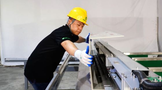 Norme chimique de la machine à cintrer 380V DVS de feuille de PVC de conteneurs