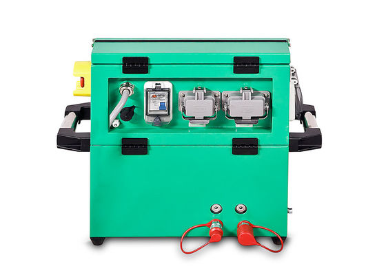 Machine de soudure par fusion de HDPE de quatre brides, machine en plastique de joint de tuyau 230V
