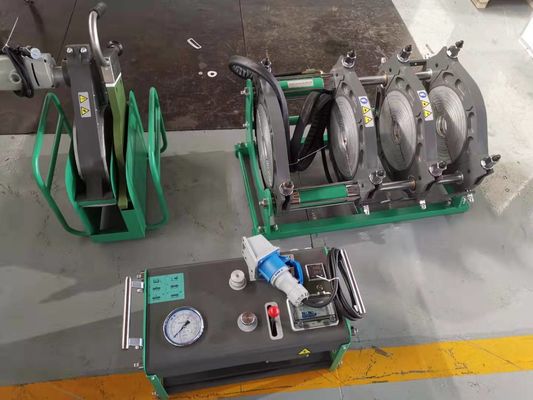 machine hydraulique de soudure par fusion de bout de 220V 50HZ 60HZ, machine en plastique de joint de tuyau