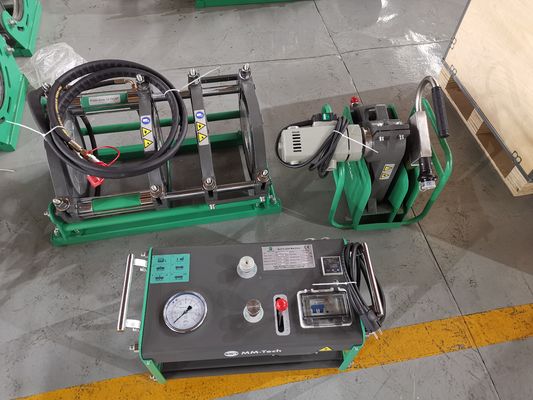 machine 200mm hydraulique de soudure par fusion de bout de 63mm pour le montage de tuyau