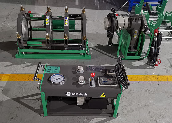 La machine hydraulique de soudure par fusion de bout du PE PVDF, sifflent l'appareil à souder 4.25KW