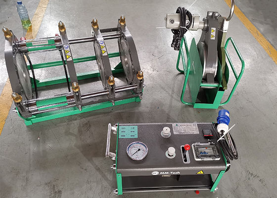 SWT - V315/90H 220V 50/60 hertz de Maquina de soldadura de fusion de por un termofusion de tubo PE De de tope