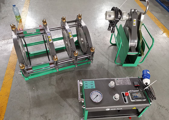 SWT - V315/90H 220V 50/60 hertz de Maquina de soldadura de fusion de por un termofusion de tubo PE De de tope