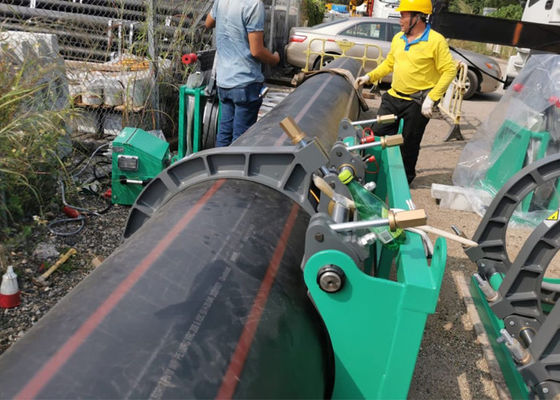 Machine de soudage bout à bout de HDPE du PE pp, soudeuse de tuyau de HDPE 200mm-450mm