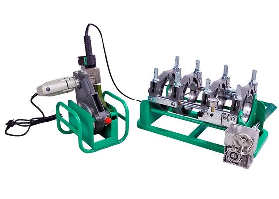Basse poly machine de soudure de pression commençante, machine manuelle 50mm de joint de tuyau 160mm