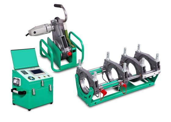 Machine automatique de soudure par fusion de bout de tuyau de HDPE de SWT-V160/50H pour 50mm-160mm