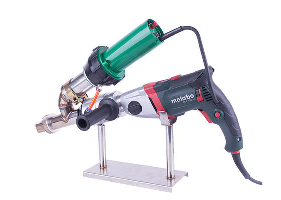 machine de soudure de l'extrusion 1300W, double soudeuse en plastique de chauffage d'air chaud
