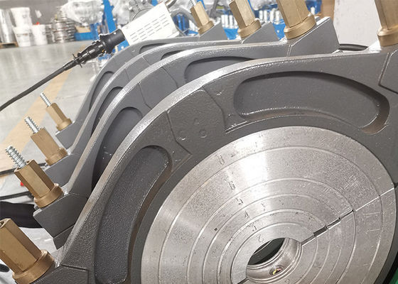 Machine hydraulique de soudure par fusion de bout de chantier de construction pour le tuyau de HDPE