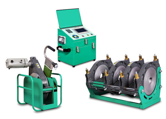 Machine automatique 200mm de soudure par fusion de tuyau du HDPE SDR17 450mm