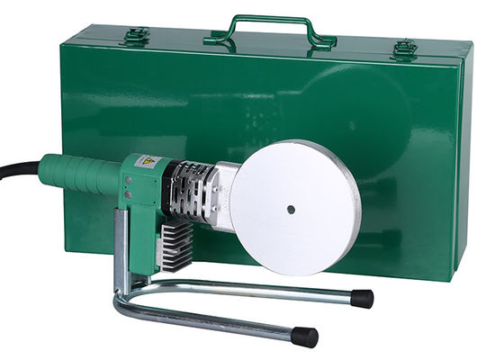 machine de soudure par fusion de prise de pe de 100mm mettant d'aplomb les outils chauds de fonte