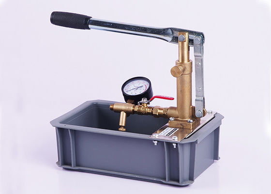 Pompe de cuivre d'essai de tuyau de piston, pompe hydrostatique à haute pression d'essai