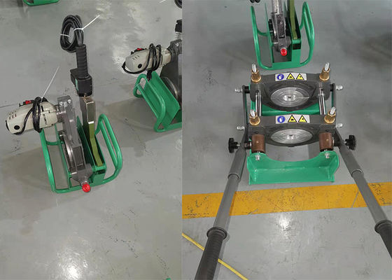 machine manuelle de soudure par fusion de bout de tuyau de PE de 220V 50Hz 40-110mm