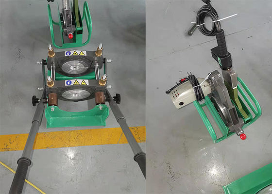 machine manuelle de soudure par fusion de bout de tuyau de PE de 220V 50Hz 40-110mm