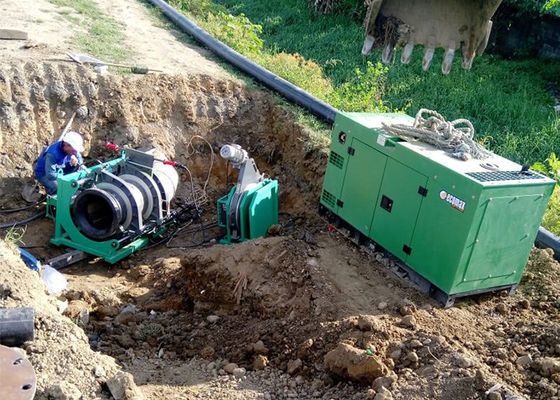 Machine automatique de soudure par fusion de bout de tuyau de HDPE du PE PPR pour 90mm - 250mm