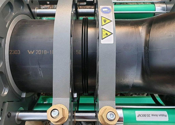 Le plastique de HDPE du pe pp siffle la machine de soudure par fusion de bout de manuel de 40mm