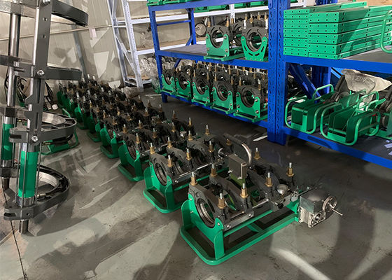 machine manuelle de soudure par fusion de bout de tuyau en aluminium de HDPE de 40-110mm