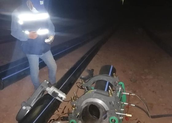 Soudeuse à haute pression de fusion de HDPE de la norme 200mm d'Astm
