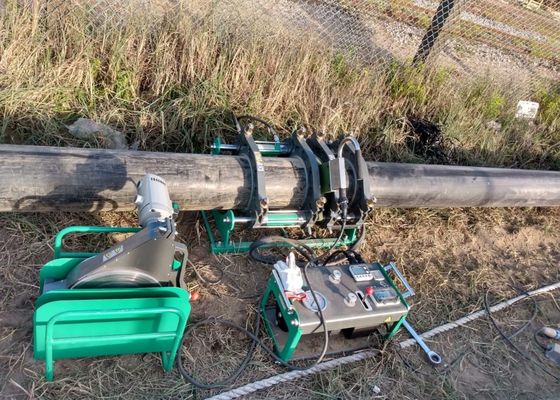 machine de soudure de tuyau de pe de fusion de bout de HDPE de 110mm poly