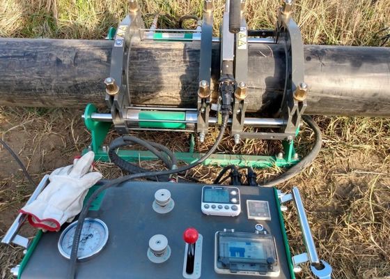 machine de soudure de tuyau de pe de fusion de bout de HDPE de 110mm poly
