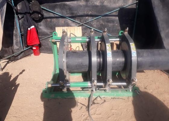 Machine de soudure chaude de tuyau de HDPE de manuel de la fonte 160mm