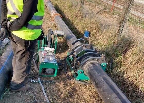 Machine de soudure certifiée par ce de tuyau de HDPE de fusion
