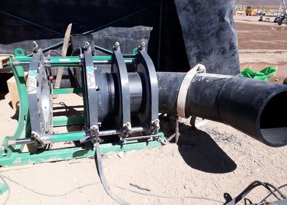 Machines manuelles de fusion de bout de tuyau de HDPE pour le tuyau en plastique