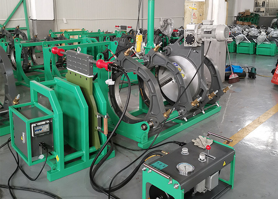 Machine hydraulique de fusion de bout de HDPE automatique pour la canalisation