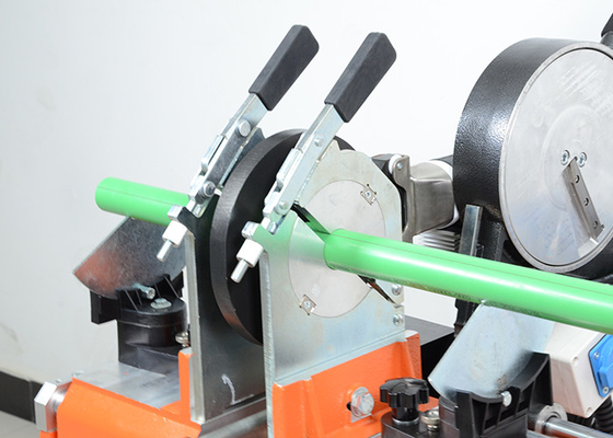 machine de soudure par fusion de bout de manuel de 20-110mm pour le tuyau de HDPE