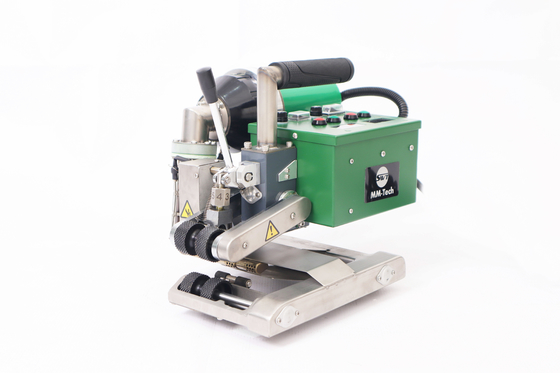 Contrôle de température de machine de soudure de revêtement d'étang d'air chaud de HDPE pour le plastique