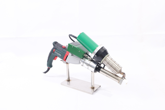Machine de soudure en plastique d'extrusion de l'air chaud 110v de HDPE pour le revêtement d'étang avec 4mm Rod