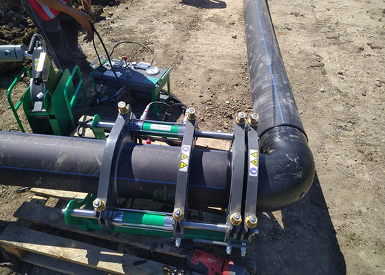 Joindre la machine de soudure par fusion de bout de tuyau de HDPE de 90-355mm