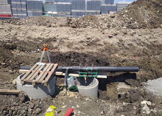Machine hydraulique de soudure par fusion de bout de HDPE pour 280mm