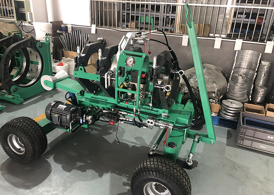 Machine 8.38kw de soudure par fusion de bout de tuyau de HDPE de la minuterie 450mm