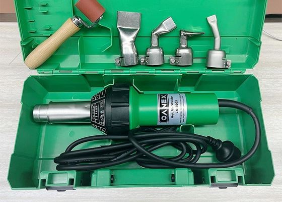Soudeuse à air chaud CX1600S pour PE / PP / PVC / ABS / PVDF avec faible bruit et diverses options de buses