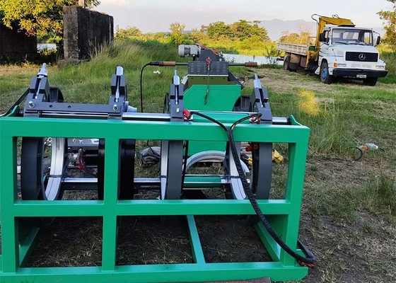 2.2Kw Puissance de pompe Standard ISO12176 DVS2207 Equipement de soudage par fusion de tuyaux HDPE pour l'irrigation agricole